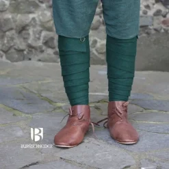 Burgschneider Leg Bandages Aki, Vert -Vêtements Viking Soldes Magasin leg bandages aki vert 2