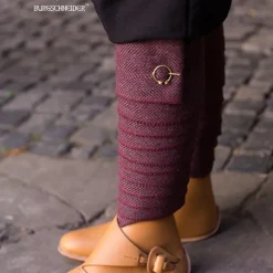 Burgschneider Leg Bandages Asgar, Gris Bordeaux