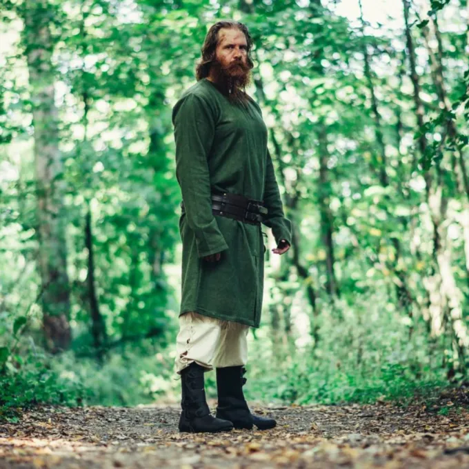 Leonardo Carbone Longue Tunique Viking Hvitserk, Verte 5 Leonardo Carbone Longue Tunique Viking Hvitserk, Verte – Image 3