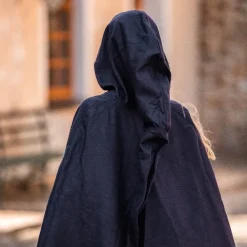 Leonardo Carbone Manteau Brodé Damia, Bleu -Vêtements Viking Soldes Magasin manteau brode damia bleu 4