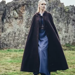 Leonardo Carbone Manteau Brodé Damia, Marron