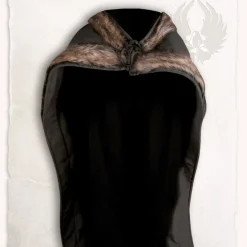 Mytholon Manteau Viking Bjorn Noir -Vêtements Viking Soldes Magasin manteau viking bjorn noir 4