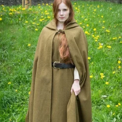 Burgschneider Mantel Hibernus, Vert D'automne -Vêtements Viking Soldes Magasin mantel hibernus vert dautomne 4