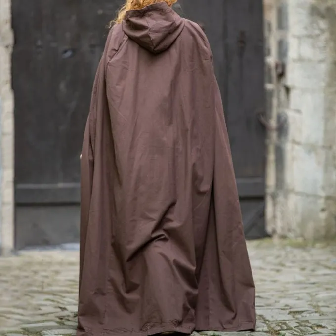 Leonardo Carbone Médiéval Cloak Erna, Brown 6 Leonardo Carbone Médiéval Cloak Erna, Brown – Image 4