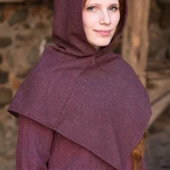 Burgschneider Motif à Chevrons Chaperon Knud, Gris Bordeaux