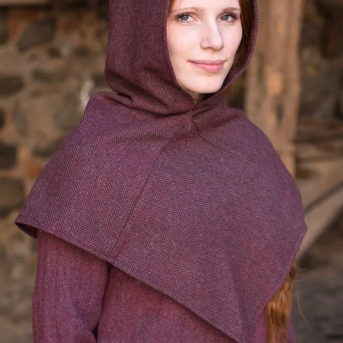 Burgschneider Motif à Chevrons Chaperon Knud, Gris Bordeaux 3 Burgschneider Motif à Chevrons Chaperon Knud, Gris Bordeaux