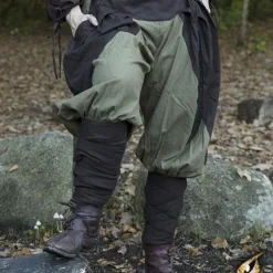 Epic Armoury Pantalon Renaissance Raphael, Brun-vert