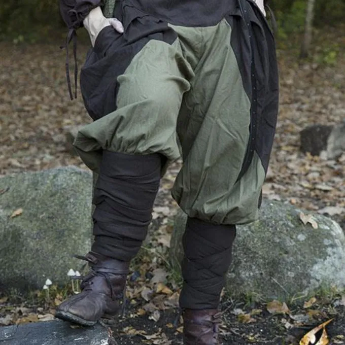 Epic Armoury Pantalon Renaissance Raphael, Brun-vert 3 Epic Armoury Pantalon Renaissance Raphael, Brun-vert