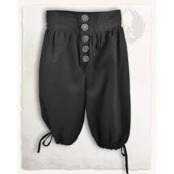 Mytholon Pantalon Renaissance Tilly, Noir -Vêtements Viking Soldes Magasin pantalon renaissance tilly noir 1