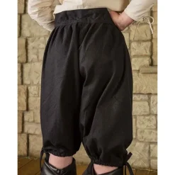 Mytholon Pantalon Renaissance Tilly, Noir -Vêtements Viking Soldes Magasin pantalon renaissance tilly noir 3