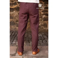 Burgschneider Pantalon Skjoldehamm Gunnar, Marron -Vêtements Viking Soldes Magasin pantalon skjoldehamm gunnar marron 3