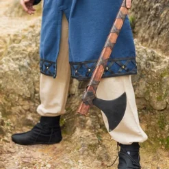 Leonardo Carbone Pantalon Viking En Lin, Naturel -Vêtements Viking Soldes Magasin pantalon viking en lin naturel 4