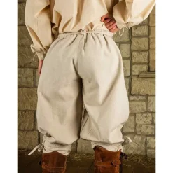 Mytholon Pantalon Viking Ketill, Crème 10 Mytholon Pantalon Viking Ketill, Crème -Vêtements Viking Soldes Magasin pantalon viking ketill creme 2