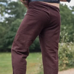 Leonardo Carbone Pantalon Viking Linge, Brown -Vêtements Viking Soldes Magasin pantalon viking linge brown 2