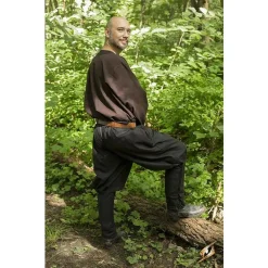 Epic Armoury Pantalon Viking Rollo, Noir -Vêtements Viking Soldes Magasin pantalon viking rollo noir 3