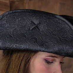 Rawblade Pirate Hat Jack Rackham, Deluxe, Noir 11 Rawblade Pirate Hat Jack Rackham, Deluxe, Noir -Vêtements Viking Soldes Magasin pirate hat jack rackham deluxe noir 4