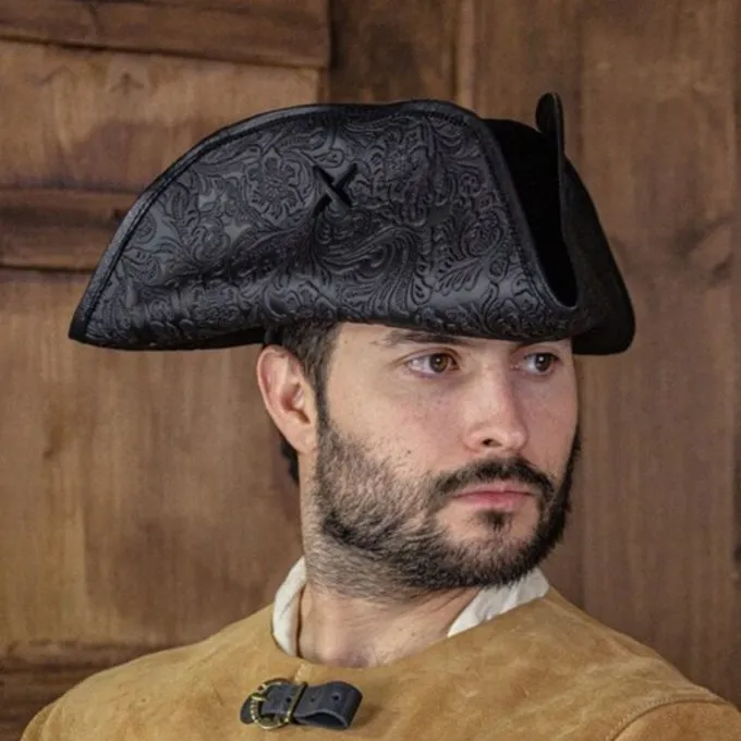 Rawblade Pirate Hat Jack Rackham, Deluxe, Noir 7 Rawblade Pirate Hat Jack Rackham, Deluxe, Noir – Image 6