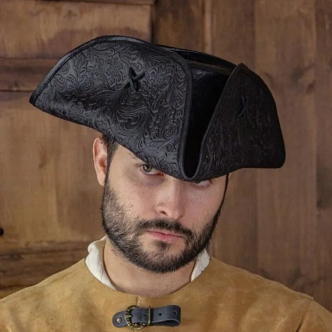 Rawblade Pirate Hat Jack Rackham, Deluxe, Noir 2 Rawblade Pirate Hat Jack Rackham, Deluxe, Noir