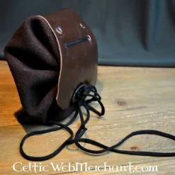 Leonardo Carbone Poche Médiévale Noir -Vêtements Viking Soldes Magasin poche medievale noir 2