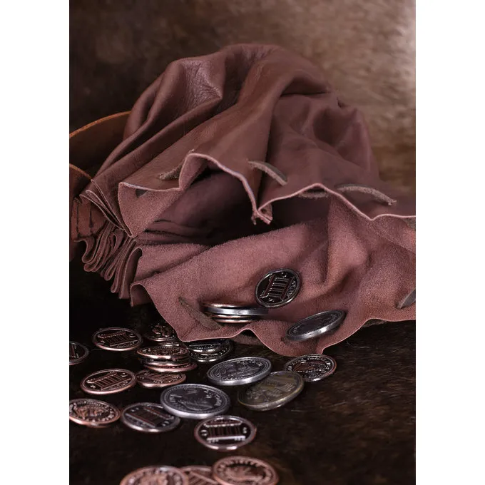 Ulfberth Pochette Argent Médiéval Oxford, Brun Foncé 7 Ulfberth Pochette Argent Médiéval Oxford, Brun Foncé – Image 5