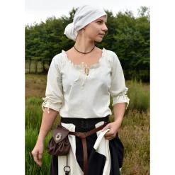 Ulfberth Pochette De L'argent Médiéval Chester, Brun Rouge -Vêtements Viking Soldes Magasin pochette de largent medieval chester brun rouge 5