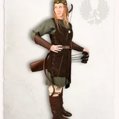 Mytholon Robe En Cuir Lunette, Noir 10 Mytholon Robe En Cuir Lunette, Noir -Vêtements Viking Soldes Magasin robe en cuir lunette noir 2