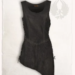 Mytholon Robe En Cuir Lunette, Noir