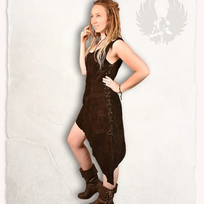 Mytholon Robe En Cuir Lunette, Noir 7 Mytholon Robe En Cuir Lunette, Noir – Image 5