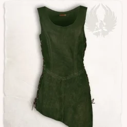 Mytholon Robe En Cuir Lunette, Vert -Vêtements Viking Soldes Magasin robe en cuir lunette vert 3