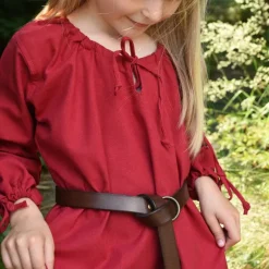 Robe Enfants Mathilde, Rouge -Vêtements Viking Soldes Magasin robe enfants mathilde rouge 3