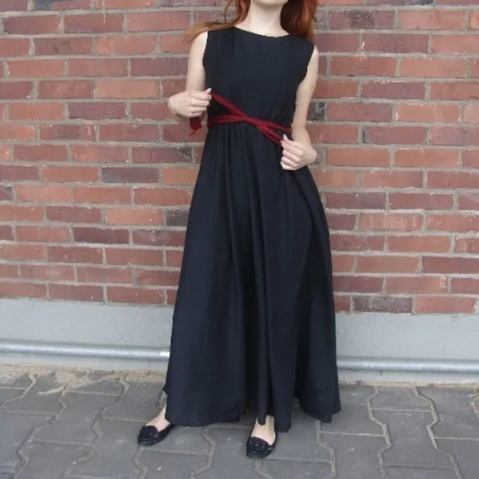 Leonardo Carbone Robe Fille Carmen Noir 6 Leonardo Carbone Robe Fille Carmen Noir – Image 4