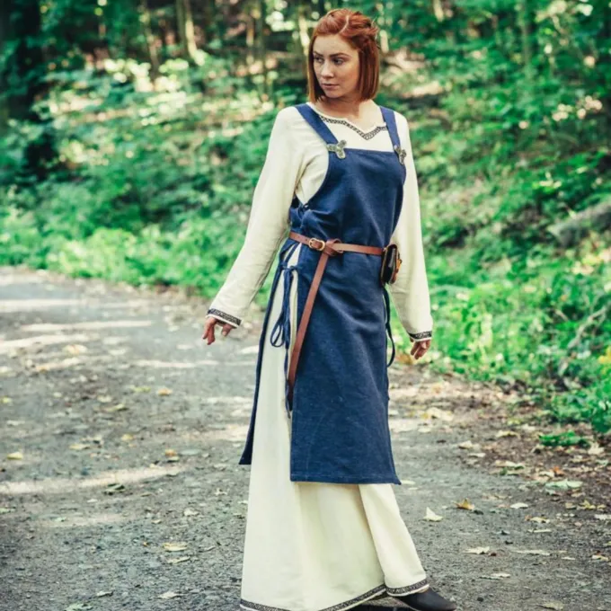 Leonardo Carbone Robe Médiévale Ancienne Aelswith, Naturelle 8 Leonardo Carbone Robe Médiévale Ancienne Aelswith, Naturelle – Image 6