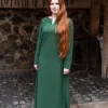 Burgschneider Robe Médiévale Elisa, Vert 2 Burgschneider Robe Médiévale Elisa, Vert -Vêtements Viking Soldes Magasin robe medievale elisa vert