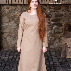 Burgschneider Robe Médiévale Freya (non Teinte) -Vêtements Viking Soldes Magasin robe medievale freya non teinte 3