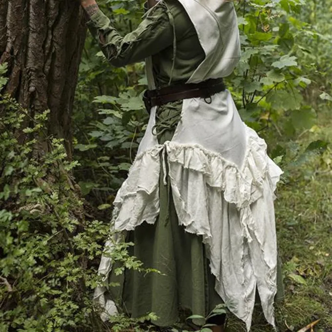 Epic Armoury Robe Raven, Blanche 4 Epic Armoury Robe Raven, Blanche – Image 2