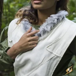 Epic Armoury Robe Raven, Blanche 10 Epic Armoury Robe Raven, Blanche -Vêtements Viking Soldes Magasin robe raven blanche 2