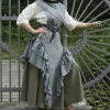 Epic Armoury Robe Raven, Gris -Vêtements Viking Soldes Magasin robe raven gris