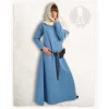 Mytholon Robe Viking Lenora, Bleu Clair -Vêtements Viking Soldes Magasin robe viking lenora bleu clair