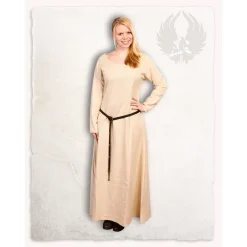Mytholon Robe Viking Lenora En Lin Crème
