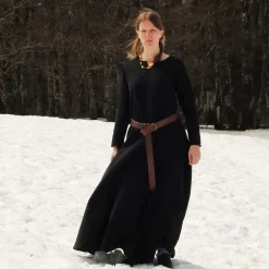 Leonardo Carbone Robe Viking Lina, Noir -Vêtements Viking Soldes Magasin robe viking lina noir 2