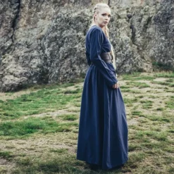 Leonardo Carbone Robe Viking Valdis, Bleu -Vêtements Viking Soldes Magasin robe viking valdis bleu 4