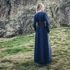 Leonardo Carbone Robe Viking Valdis, Bleu -Vêtements Viking Soldes Magasin robe viking valdis bleu 5