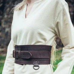 Leonardo Carbone Robe Viking Valdis, Naturelle -Vêtements Viking Soldes Magasin robe viking valdis naturelle 3