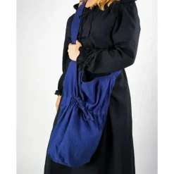 Leonardo Carbone Sac à Bandoulière En Textile, Bleu