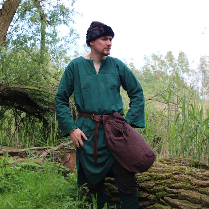 Leonardo Carbone Sac à Bandoulière En Tissu, Marron 4 Leonardo Carbone Sac à Bandoulière En Tissu, Marron – Image 2