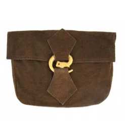 Leonardo Carbone Sac Avec Boucle De Loup, Marron