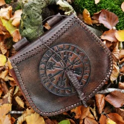Deepeeka Sac En Cuir Avec Vegvisir