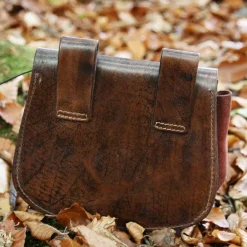 Deepeeka Sac En Cuir Avec Vegvisir -Vêtements Viking Soldes Magasin sac en cuir avec vegvisir 4