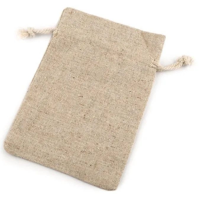 Sac En Lin 10 X 14 Cm 4 Sac En Lin 10 X 14 Cm – Image 2