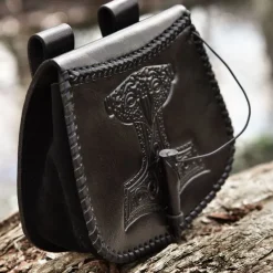 Deepeeka Sac Mjolnir, Noir 9 Deepeeka Sac Mjolnir, Noir -Vêtements Viking Soldes Magasin sac mjolnir noir 2